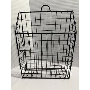 Wall Mounted Magazine File Rack Organizer for Mail Entryway Kitchen Office